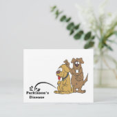 パーキンソン病の小便 ポストカード (スタンド正面)