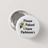 パーキンソン病の患者さん 缶バッジ (正面&裏面)