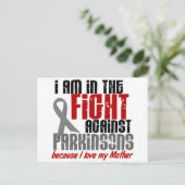 パーキンソン病の母親との闘いで ポストカード (スタンド正面)