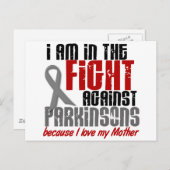 パーキンソン病の母親との闘いで ポストカード (正面/裏面)