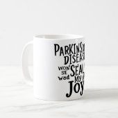 パーキンソン病は私の喜びを盗まない コーヒーマグカップ (正面左)