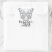 パーキンソン病バタフライ ラウンドシール (バッグ)