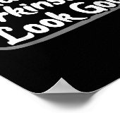 パーキンソン病患者のためのギフト灰色認識度 ポスター (角)