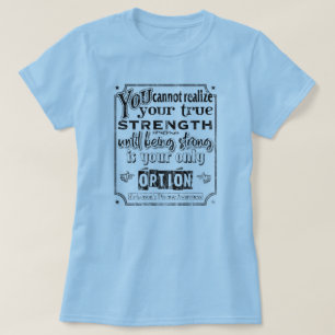 パーキンソン病認識度/強度引用文II Tシャツ