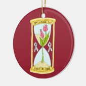 パーキンソン病Find a Cure Circleオーナメント セラミックオーナメント (左)