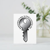 パーキンソン認識度は鍵 ポストカード (スタンド正面)