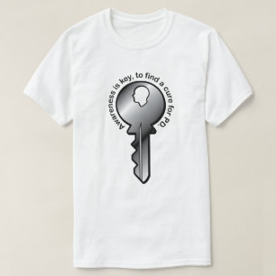 パーキンソン認識度は鍵 Tシャツ