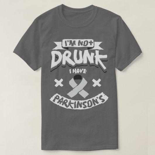 パーキンソン飲は居ない Tシャツ (デザイン正面)