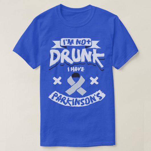 パーキンソン飲は居ない Tシャツ (デザイン正面)
