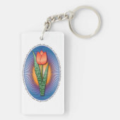 パーキン救済ソンズキュアチューリップを引用文で見つける キーホルダー (裏面)