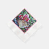 パーキーウォレン&フラワーズ 縁ありカクテルナプキン (角)