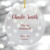 パーキーガールクリスマス小妖精や小人セラミックオーナメント セラミックオーナメント