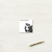 パーキーミニチュアシュナウツァーかわいい ポストイット (デスク上)