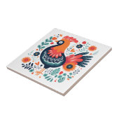 パーキーロースタースカンジナビアフォークアート タイル (側面)