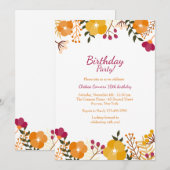 パーキー縁ど招待状 招待状 (正面/裏面)