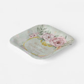 パーキー・ブーケの花見 ペーパープレート (傾斜あり)