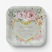 パーキー・ブーケの花見 ペーパープレート (正面)