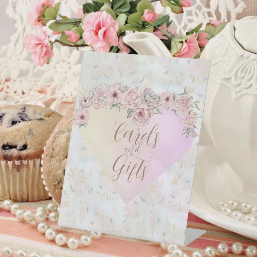 パーキー・ブーケ　ブライダルシャワー　ペデスタルサイン 台座サイン