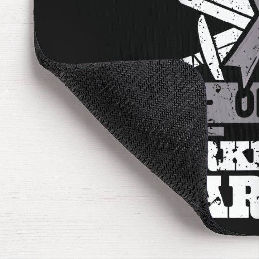 パーキ誇りを持ったンソンの戦士の孫が待ち受けている マウスパッド (コーナー)