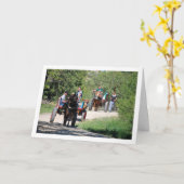 パークの馬車 カード (黄色い花)