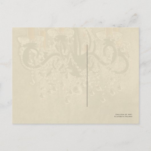 パークアベニューシャンデリア~はがき/招待状 インビテーションポストカード (裏面)