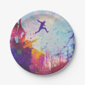 パークアーバンフリーランニングのスタイリングパーティー ペーパープレート (正面)