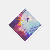 パークアーバンフリーランニングのフリースタイリング スタンダードカクテルナプキン (角)