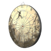 パークアーバンフリーランニングズフリースタイリングアートセピア ダーツボード (正面右)