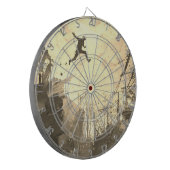 パークアーバンフリーランニングズフリースタイリングアートセピア ダーツボード (正面左)