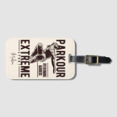 パークア名前をカスタムする ラゲッジタグ (正面横)