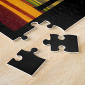 パークイン秋ゴールデンオレンジ葉色 ジグソーパズル (側面)