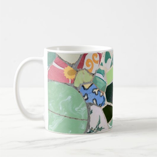 パークグエルのモザイク コーヒーマグカップ (左)
