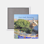 パークグエルバルセロナトラベルマグネット マグネット (正面/裏面)