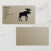 パークシティのアメリカヘラジカの名刺 名刺 (正面/裏面)