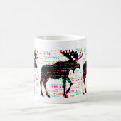 パークシティの大きいアメリカヘラジカのマグ コーヒーマグカップ (中央)