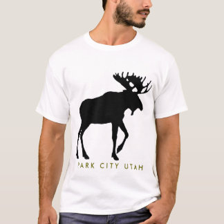 パークシティの大きいアメリカヘラジカのワイシャツ Tシャツ