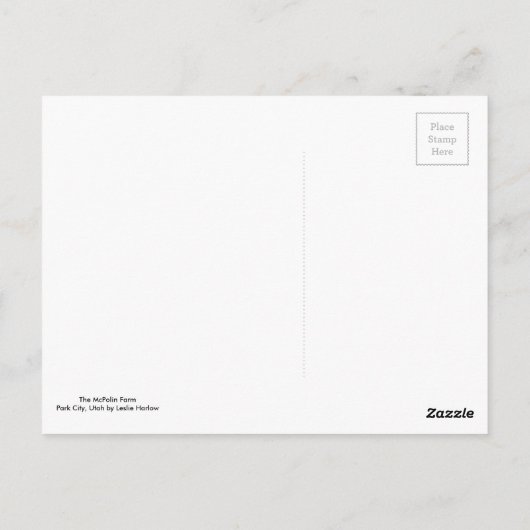 パークシティの記念品 ポストカード (裏面)