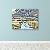 パークシティズマッポリンファームバイレスリーハーロー キャンバスプリント (インサイチュ (ウッドフロア))