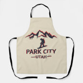 パークシティユタのスノーボード エプロン (正面)