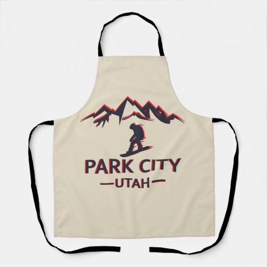 パークシティユタのスノーボード エプロン (正面)