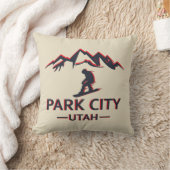 パークシティユタのスノーボード クッション (ブランケット)