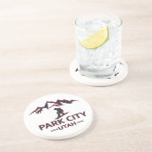 パークシティユタのスノーボード コースター (側面)