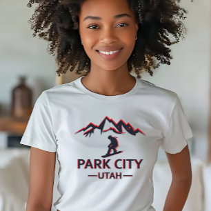 パークシティユタのスノーボード Tシャツ
