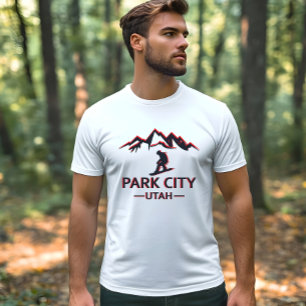 パークシティユタのスノーボード Tシャツ
