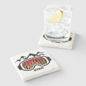 パークシティユタの収集できる大理石のコースター ストーンコースター (横)