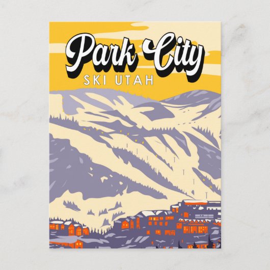 パークシティユタウィンターエリアヴィンテージ ポストカード (正面)
