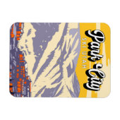 パークシティユタウィンターエリアヴィンテージ マグネット (横)