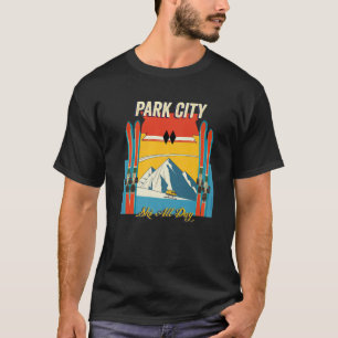 パークシティユタスキーオールデイ – レトロヴィンテージスタイルS Tシャツ