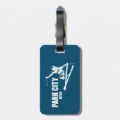 パークシティユタスキーヤー ラゲッジタグ (裏面縦)
