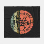 パークシティユタスキーリゾートヴィンテージ フリースブランケット (正面(横))